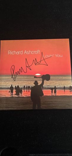 Richard Ashcroft signed ' Lovin You ' vinyl