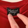 Reclaimed Vintage velvet T-shirt Image 3
