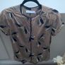 Kelly & Grace Feather Print Blouse Image 5