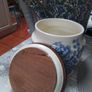 Crown Fielding Canister Blue/White Mid/Century Image 5