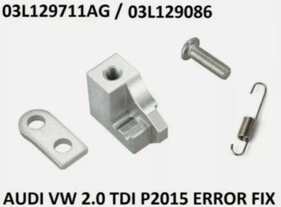 Plastic Intake Manifold P2015 Repair Bracket Holder Stand 03L129711AG For VW Audi Skoda Seat 2.0 TDI