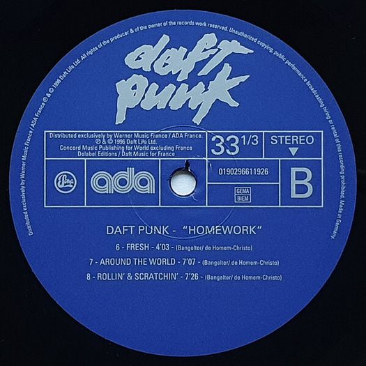 Daft Punk Homework X2LPS