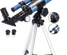 Telescope for Kids Astronomy 40/400mm Portable Astronomical Telescopes Refractor with Finder Scope Compass and Tripod as Gifts (FREE POSTAGE)