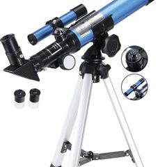 Telescope for Kids Astronomy 40/400mm Portable Astronomical Telescopes Refractor with Finder Scope Compass and Tripod as Gifts (FREE POSTAGE)