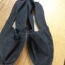 Ladies Black Canvas Shoes   for Sale Image 2