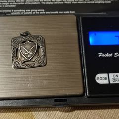 GAA Silver Medal Engraved & Hallmarked 1945 Hurling League 7.8g