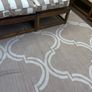 Ex display XXL 320 x 240cm indoor/outdoor rug in oatmeal Image 9