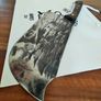 Forged for Legends  Cleaver Knife with Viking Art Engraving By Di'Casteel Image 6
