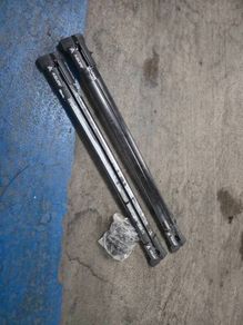 Aguri Prestige Ii Black Aluminium Aero Roof Bars