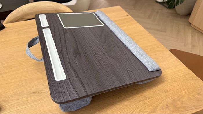 Portable Cushioned Worktop (Grey, White)