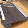 Portable Cushioned Worktop (Grey, White) Image 4
