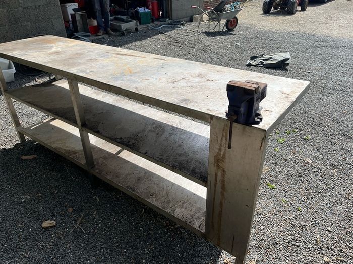 stainless steel  work bench