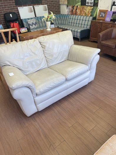 2 seater leather sofa