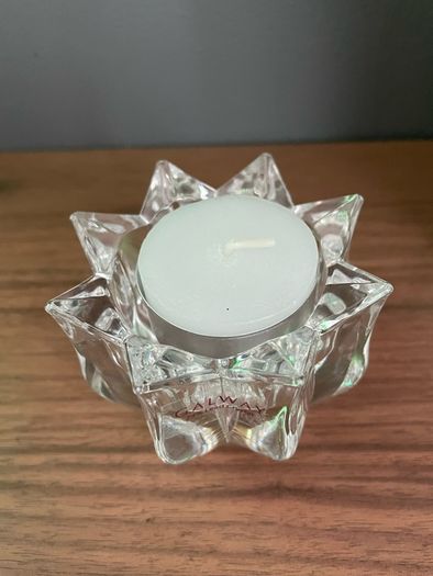 Galway Irish Crystal Tulip Votive 5.5 cm