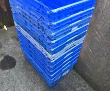 11 x Stacking Nesting Crate Ventilated