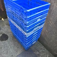 11 x Stacking Nesting Crate Ventilated