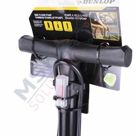 Dunlop Floor Bike Air Pump Stable Foot Car Football Inflatables 12Bar Presta UK