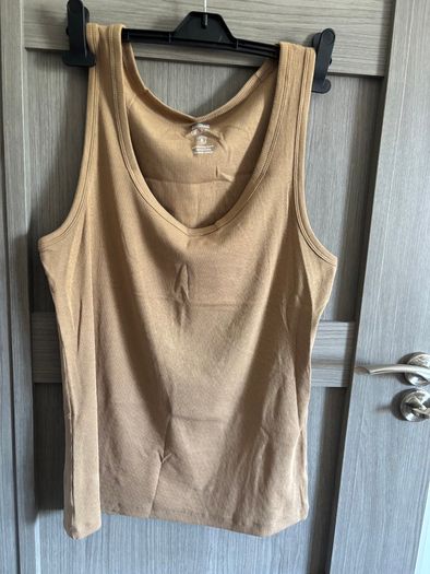 F&F vest top - beige - size UK 18