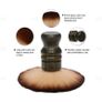 Neck Duster Hairdresser / Barber Face Duster Nail Dust Brush Soft Neck Brush - Brown Image 5