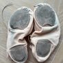 Split-Sole Canvas Demi-Pointe Ballet Shoes - salmon Image 2