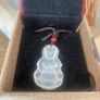 Artisan Carved Buddha Pendant Image 3