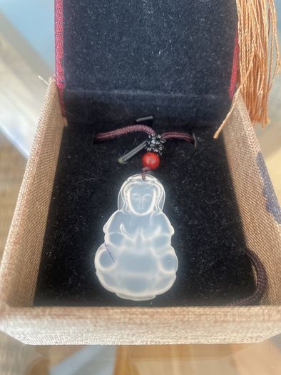 Artisan Carved Buddha Pendant