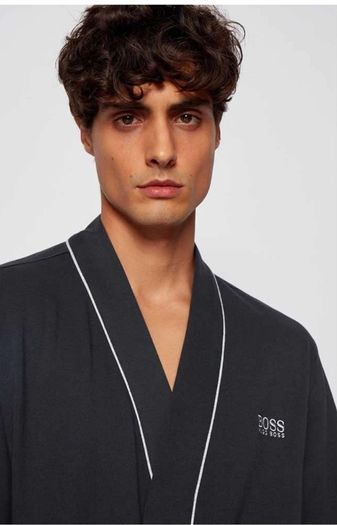 BOSS Men's Kimono Bm Bathrobe, Nightgown, Size: L