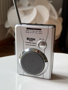 Bush BR630 Portable Cassette Player with Speaker, Radio & Auto Reverse