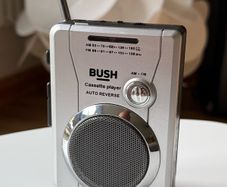 Bush BR630 Portable Cassette Player with Speaker, Radio & Auto Reverse
