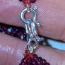 Garnet Sterling Silver Necklace Image 3