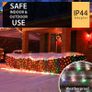 Christmas Lights 320 LED 3 x 2m Fairy Net Lights Indoor Outdoor Tree Lights String Lights Outside Lights with Timer for Xmas Garden Window Party Multicoloured Decorations | Mains Powered Image 5