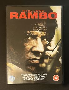 Rambo. DVD Movie. Staring Sylvester Stallone.