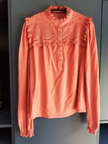 Boden cotton jersey blouse 12