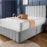 Hilton Divan Double & King Size Chesterfield Bed Frame With Mattress Opt Image 3
