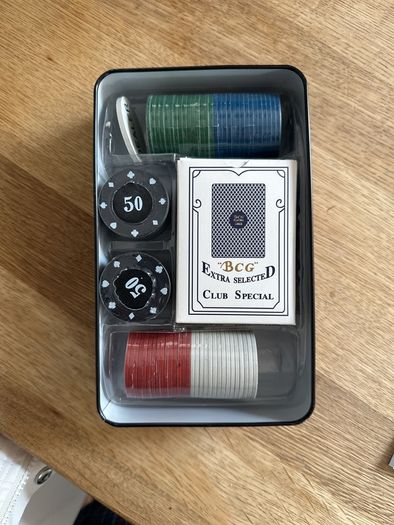 Poker chips set