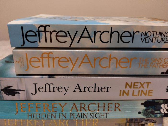 Jeffrey Archer thriller books