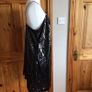 BNWTS H&M Ladies Festive Black Sparkly Sequin Evening wear party Dress  Size XL  Includes postage Image 2