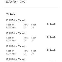 concert tickets The Weeknd Croke Park 23/8/2026