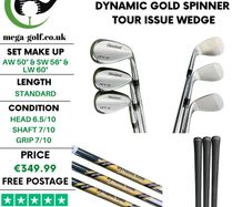 Cleveland RTZ Wedges Aw 50.10.Mid & Sw 56.10.Mid & Lw 60.10.Mid