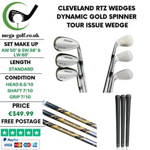 Cleveland RTZ Wedges Aw 50.10.Mid & Sw 56.10.Mid & Lw 60.10.Mid