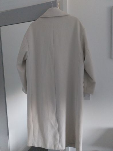 long cream winter coat