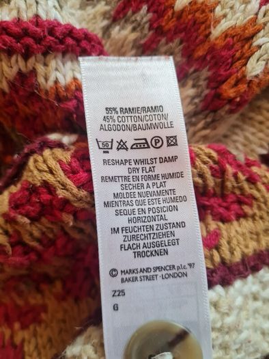 M&S ramie cotton cardigan