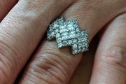 Sterling Silver Ring - Size N - Stamped for Silver (S79)