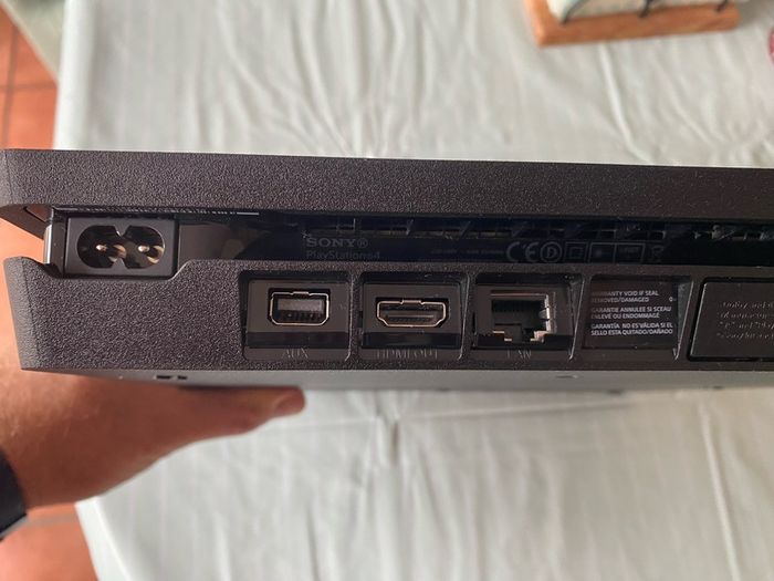 PlayStation 4 PS4 Console with controllers