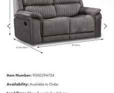 3 + 2 seater recliner couches