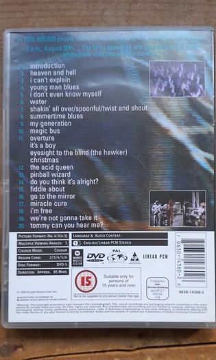 The Who - Live At Isle Of Wight 1970 - DVD