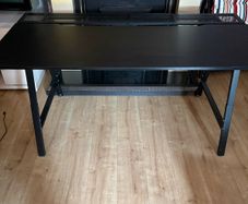IKEA gaming desk.