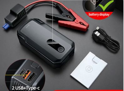 20000mAh Car Jump Starter Power Bank 2000A 1000A Car Battery Charger Auto Emergency Booster Starting Device Jump Start