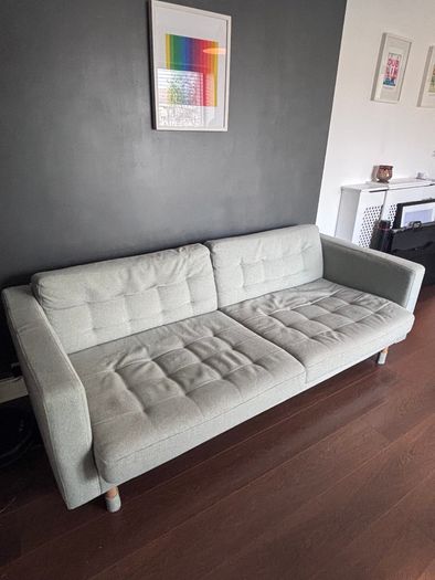 IKEA mint couch and ottoman