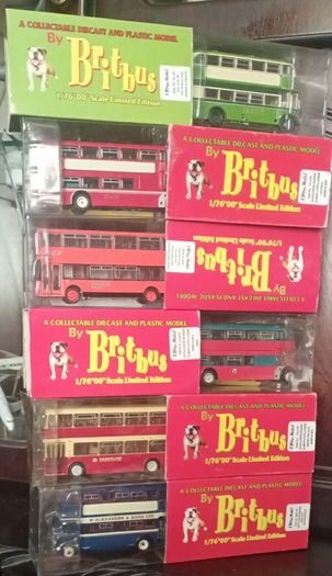 British Bulldog diecast Bussies Limited Edition Number Models
